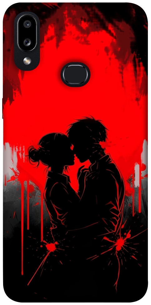 Чехол Silhouette couple для Galaxy A10s (2019)