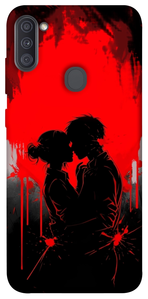 Чехол Silhouette couple для Galaxy A11 (2020)