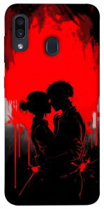 Чохол Silhouette couple для Samsung Galaxy A30