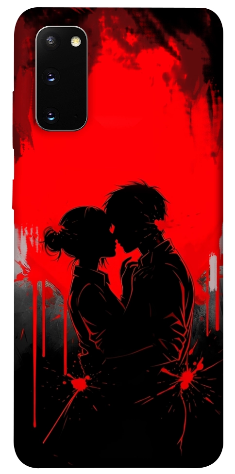 Чехол Silhouette couple для Galaxy S20 (2020)