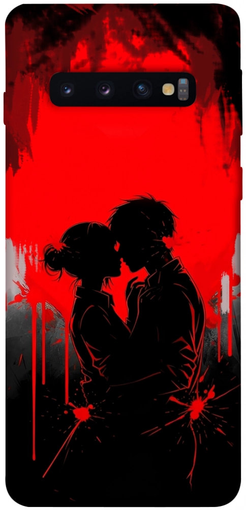 Чехол Silhouette couple для Galaxy S10 (2019)