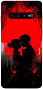 Чохол Silhouette couple для Galaxy S10 (2019)