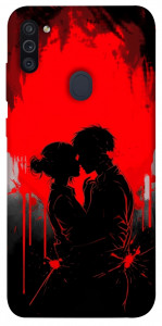 Чохол Silhouette couple для Galaxy M11 (2020)