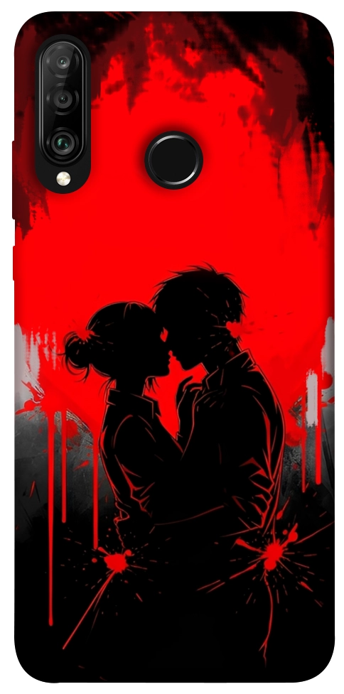 Чехол Silhouette couple для Huawei P30 Lite