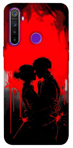 Чехол Silhouette couple для Realme 5