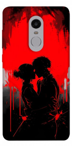 Чехол Silhouette couple для Xiaomi Redmi Note 4X