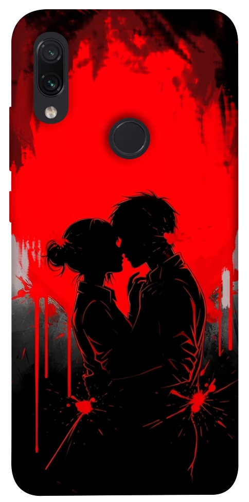Чехол Silhouette couple для Xiaomi Redmi Note 7