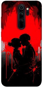 Чохол Silhouette couple для Xiaomi Redmi Note 8 Pro