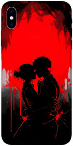Чехол Silhouette couple для iPhone XS