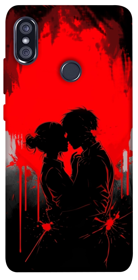 Чехол Silhouette couple для Xiaomi Redmi Note 5 (Dual Camera)