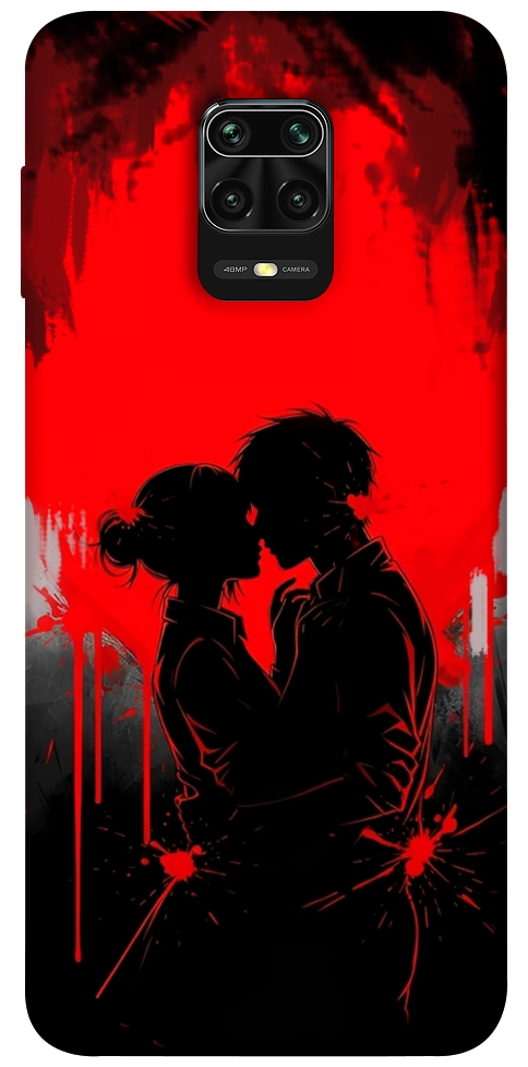 Чехол Silhouette couple для Xiaomi Redmi Note 9 Pro
