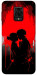 Чехол Silhouette couple для Xiaomi Redmi Note 9 Pro