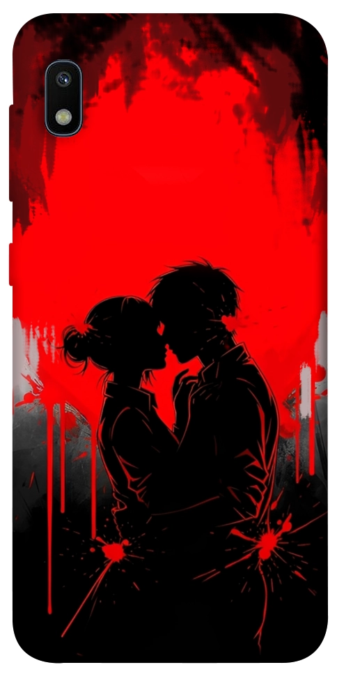 Чехол Silhouette couple для Galaxy A10 (A105F)