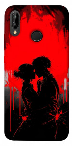 Чехол Silhouette couple для Huawei P20 Lite