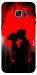 Чохол Silhouette couple для Galaxy S7 Edge