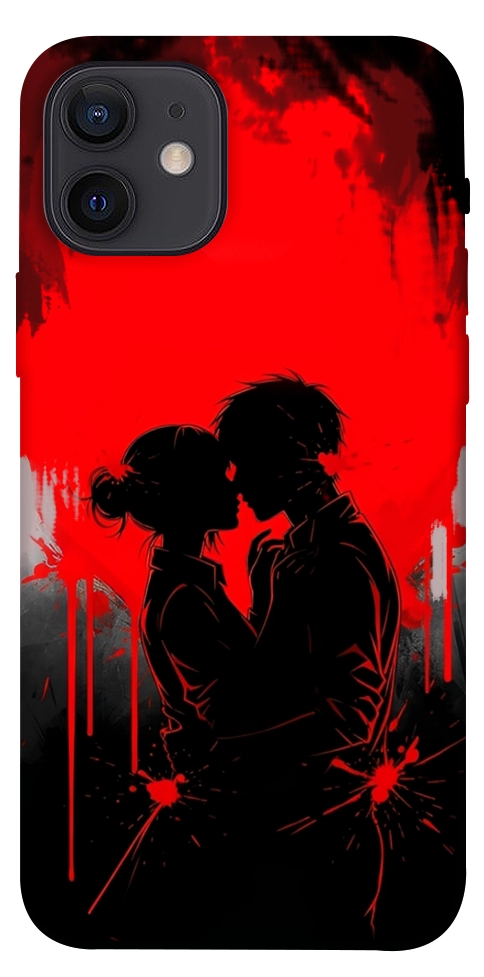 Чохол Silhouette couple для iPhone 12