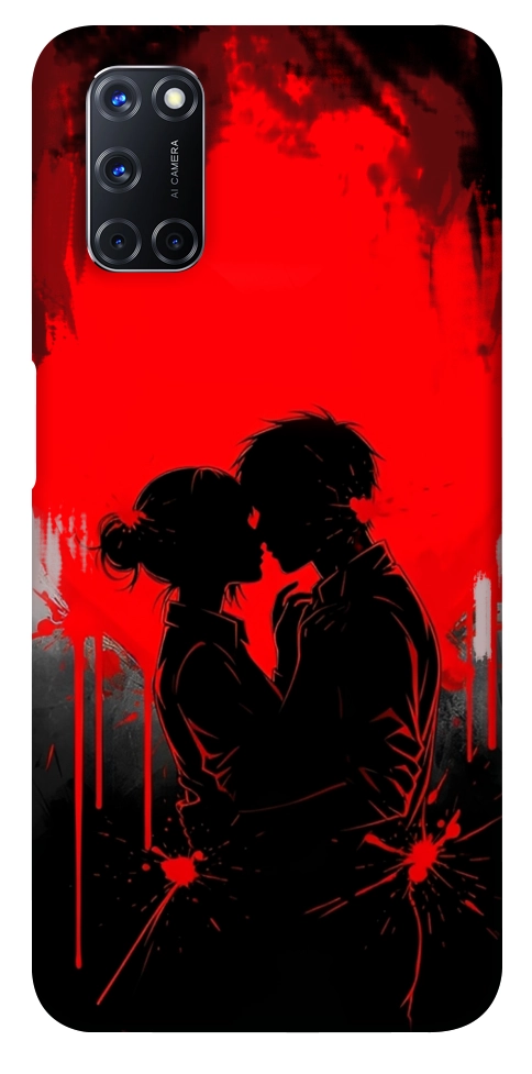 Чехол Silhouette couple для Oppo A92
