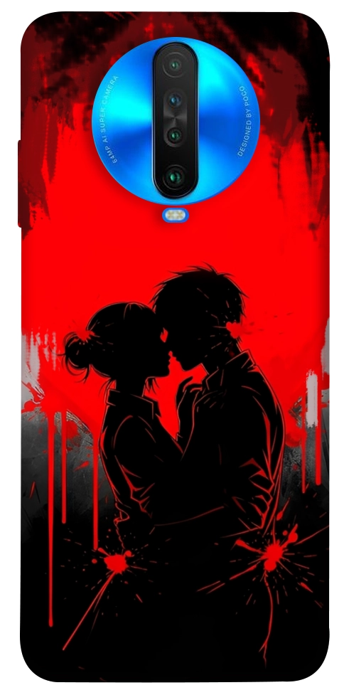 Чехол Silhouette couple для Xiaomi Poco X2