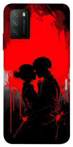 Чехол Silhouette couple для Xiaomi Poco M3