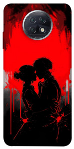 Чехол Silhouette couple для Xiaomi Redmi Note 9 5G