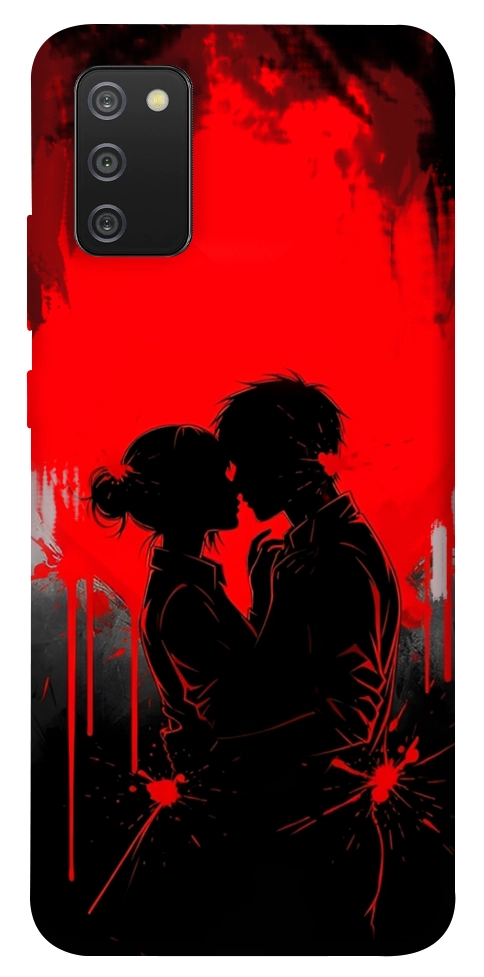 Чехол Silhouette couple для Galaxy A02s