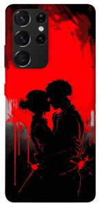 Чехол Silhouette couple для Galaxy S21 Ultra