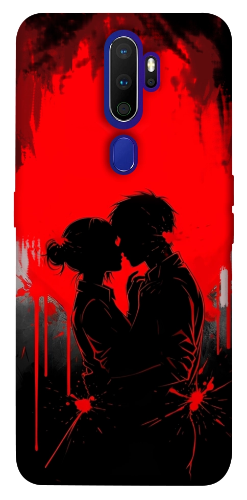 Чехол Silhouette couple для Oppo A9 (2020)