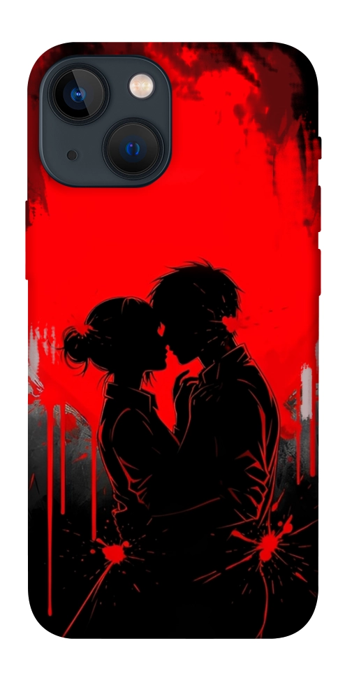 Чехол Silhouette couple для iPhone 13 mini