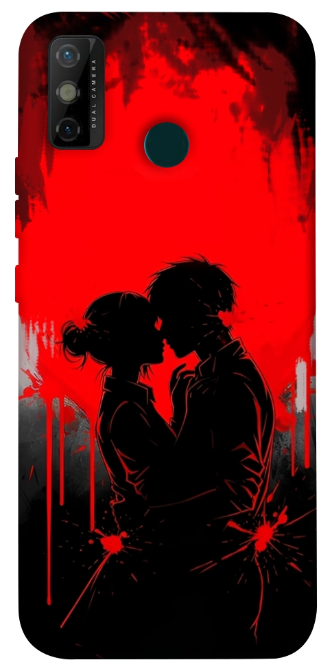 Чехол Silhouette couple для TECNO Spark 6 Go