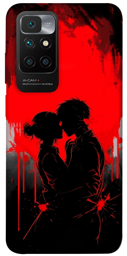 Чехол Silhouette couple для Xiaomi Redmi 10