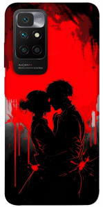 Чехол Silhouette couple для Xiaomi Redmi 10
