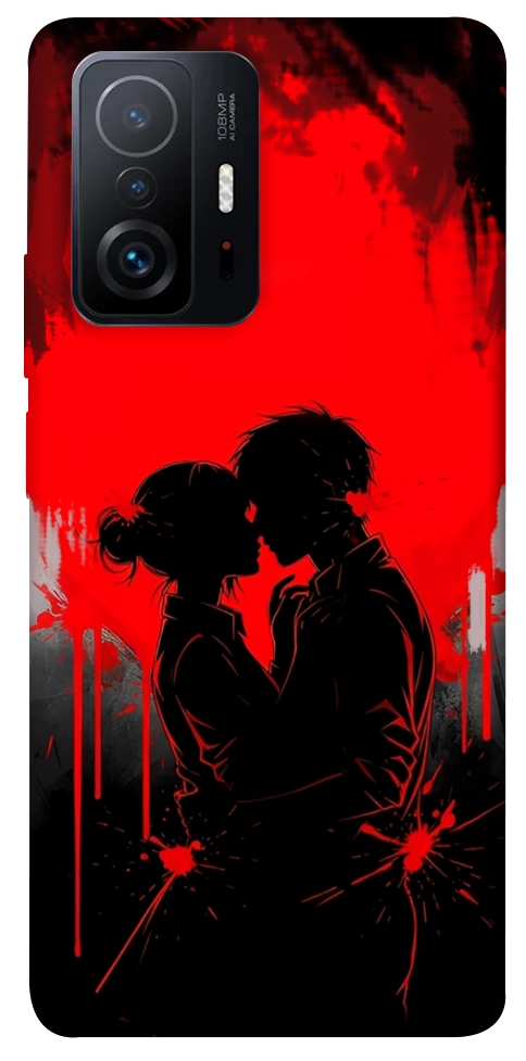Чехол Silhouette couple для Xiaomi 11T