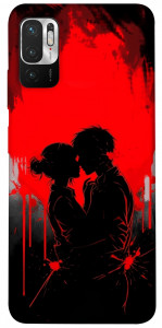 Чехол Silhouette couple для Xiaomi Redmi Note 10 5G