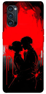 Чохол Silhouette couple для Oppo Reno 4 Pro 5G