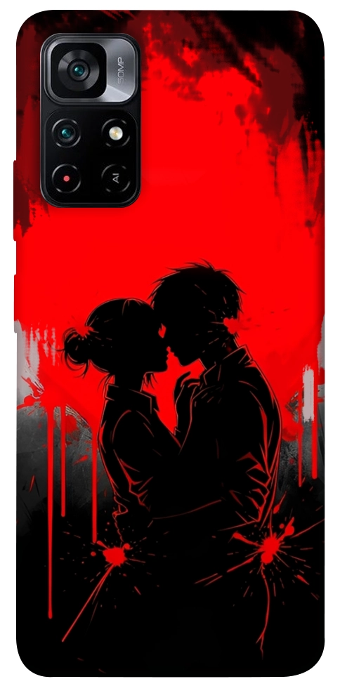 Чехол Silhouette couple для Xiaomi Poco M4 Pro 5G