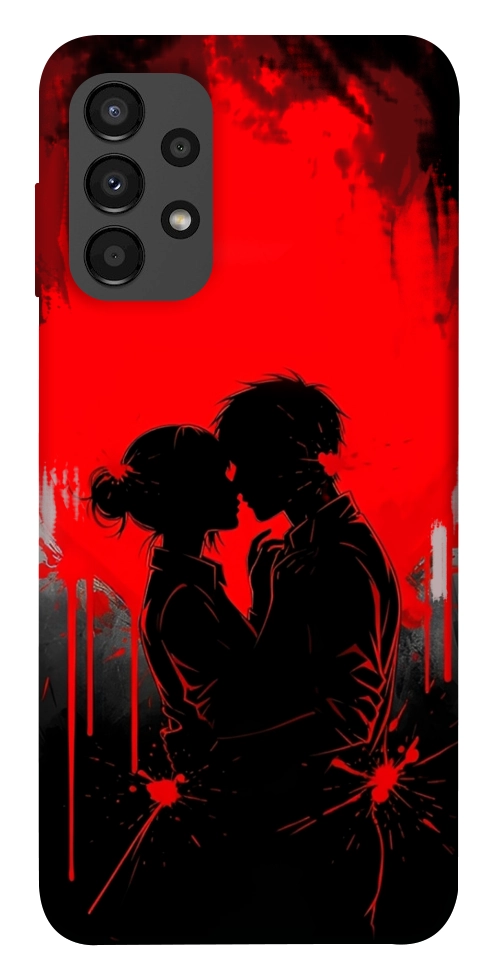 Чехол Silhouette couple для Galaxy A13 4G