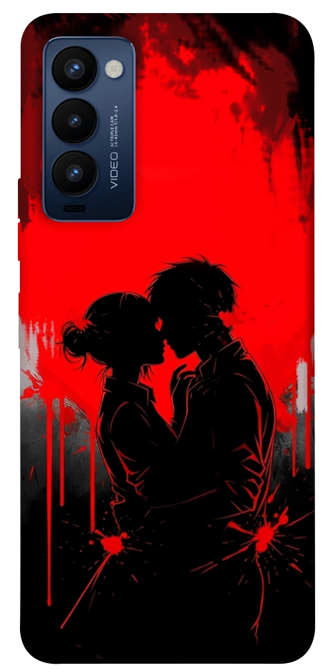 Чехол Silhouette couple для TECNO Camon 18