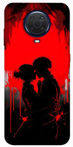 Чехол Silhouette couple для Nokia G10