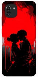 Чехол Silhouette couple для Galaxy A03