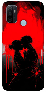Чохол Silhouette couple для OPPO A32