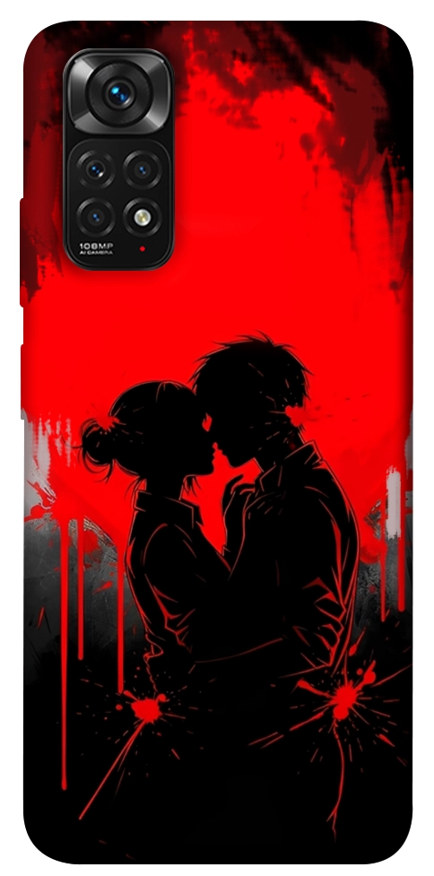 Чехол Silhouette couple для Xiaomi Redmi Note 11 (Global)