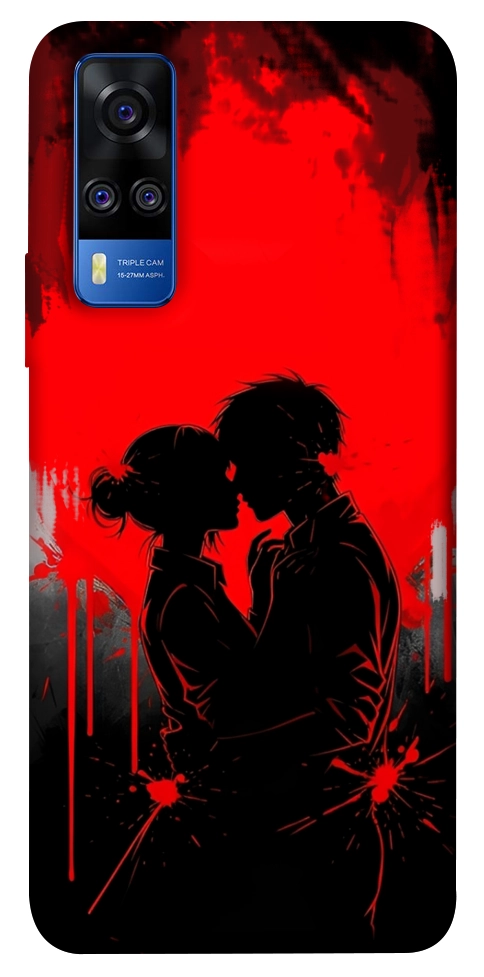 Чехол Silhouette couple для Vivo Y51a