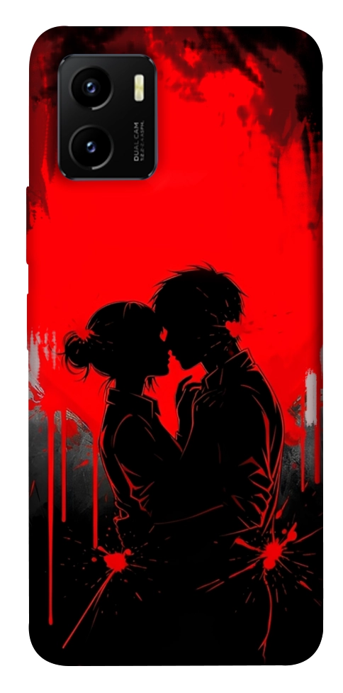 Чехол Silhouette couple для Vivo Y15s