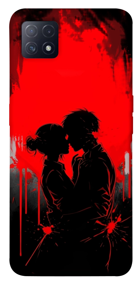 Чехол Silhouette couple для Oppo A73 5G