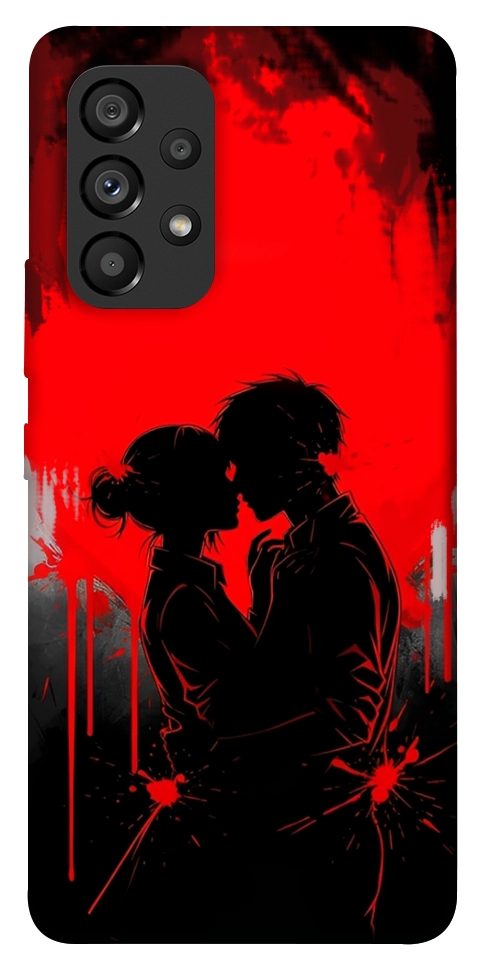 Чехол Silhouette couple для Galaxy A53