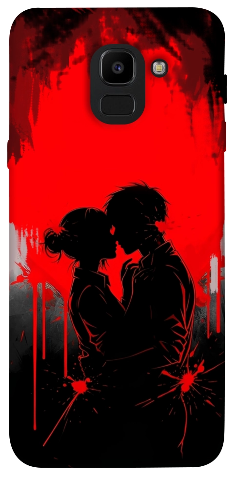 Чохол Silhouette couple для Galaxy J6 (2018)