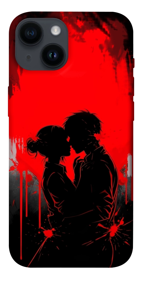 Чохол Silhouette couple для iPhone 14