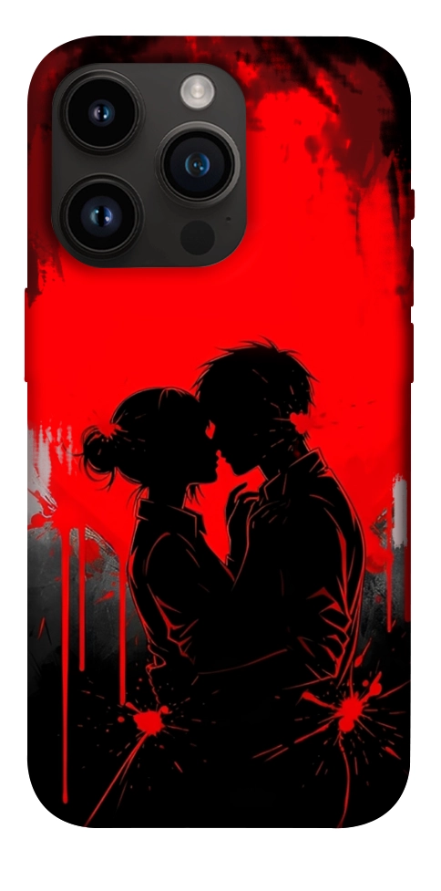 Чехол Silhouette couple для iPhone 14 Pro