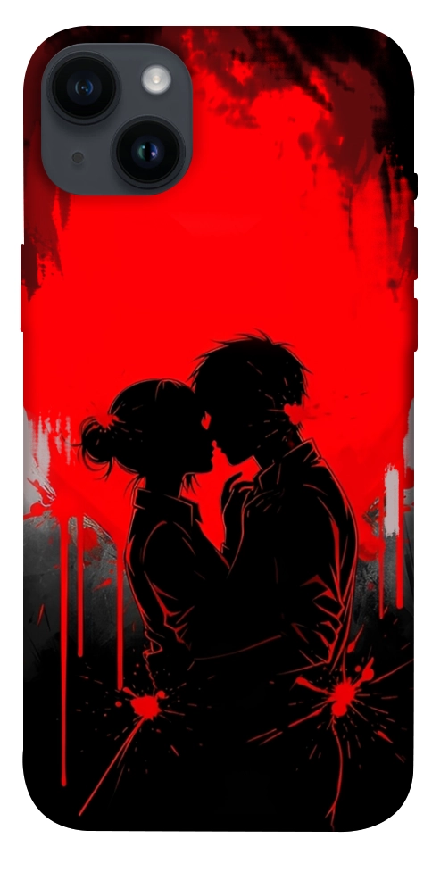 Чехол Silhouette couple для iPhone 14 Plus