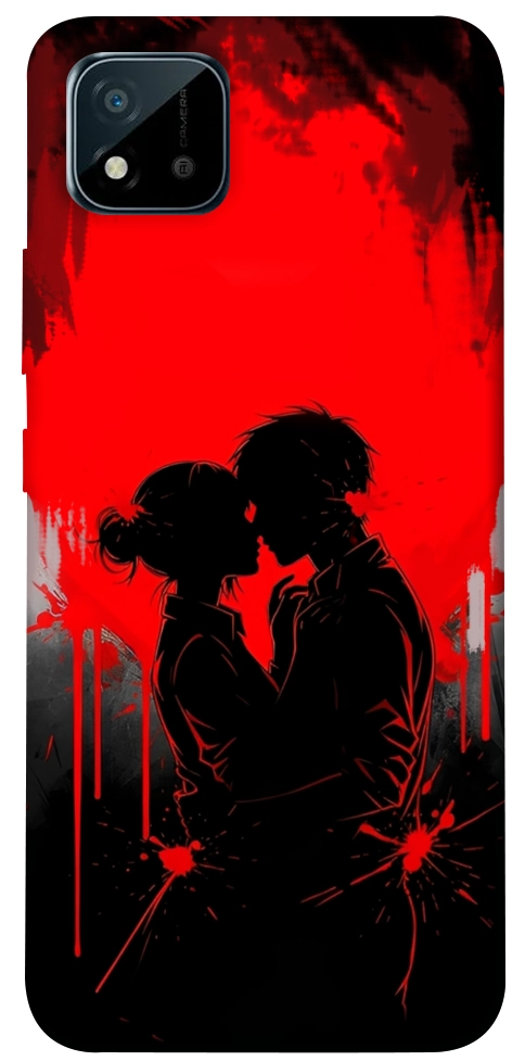 Чехол Silhouette couple для Realme C20